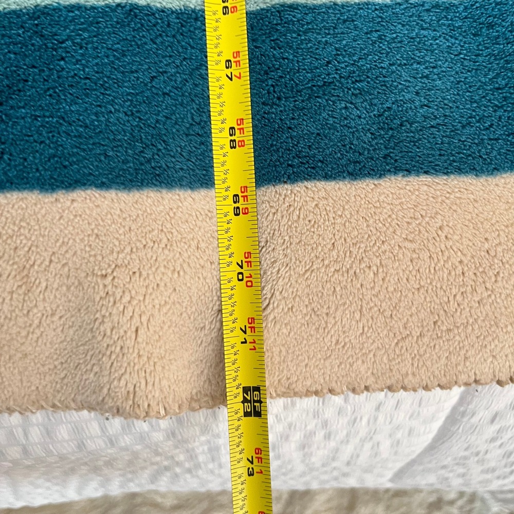 Pendleton Ultra Soft Plush Throw Blanket Mount Foraker Striped 50x70 Cozy Cabin - Picture 8 of 8